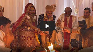Hindoestaanse bruiloft video